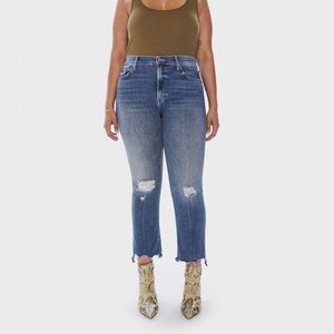 Mother The Insider Crop Step Chew in Dancing on Coals 32